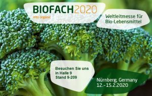 Mehr über den Artikel erfahren 12.02 -15.02.2020 BIOFACH2020