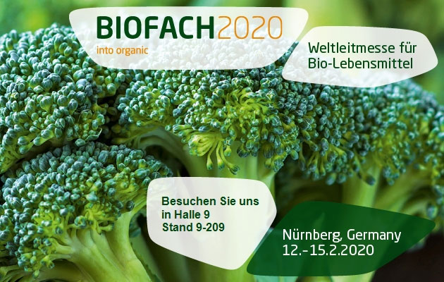 Mehr über den Artikel erfahren 12.02 -15.02.2020 BIOFACH2020